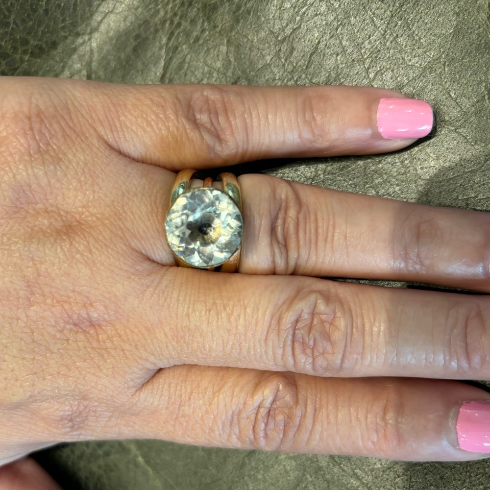 Antique Georgian Paste Ring - image 2